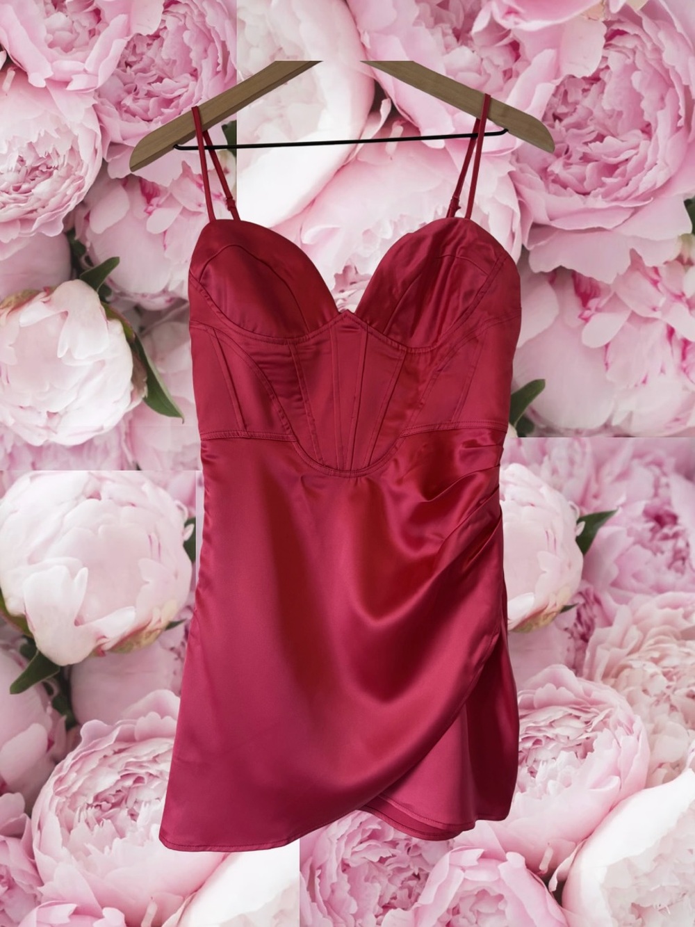 NWT Forever 21 Pink Satin Mini Dress